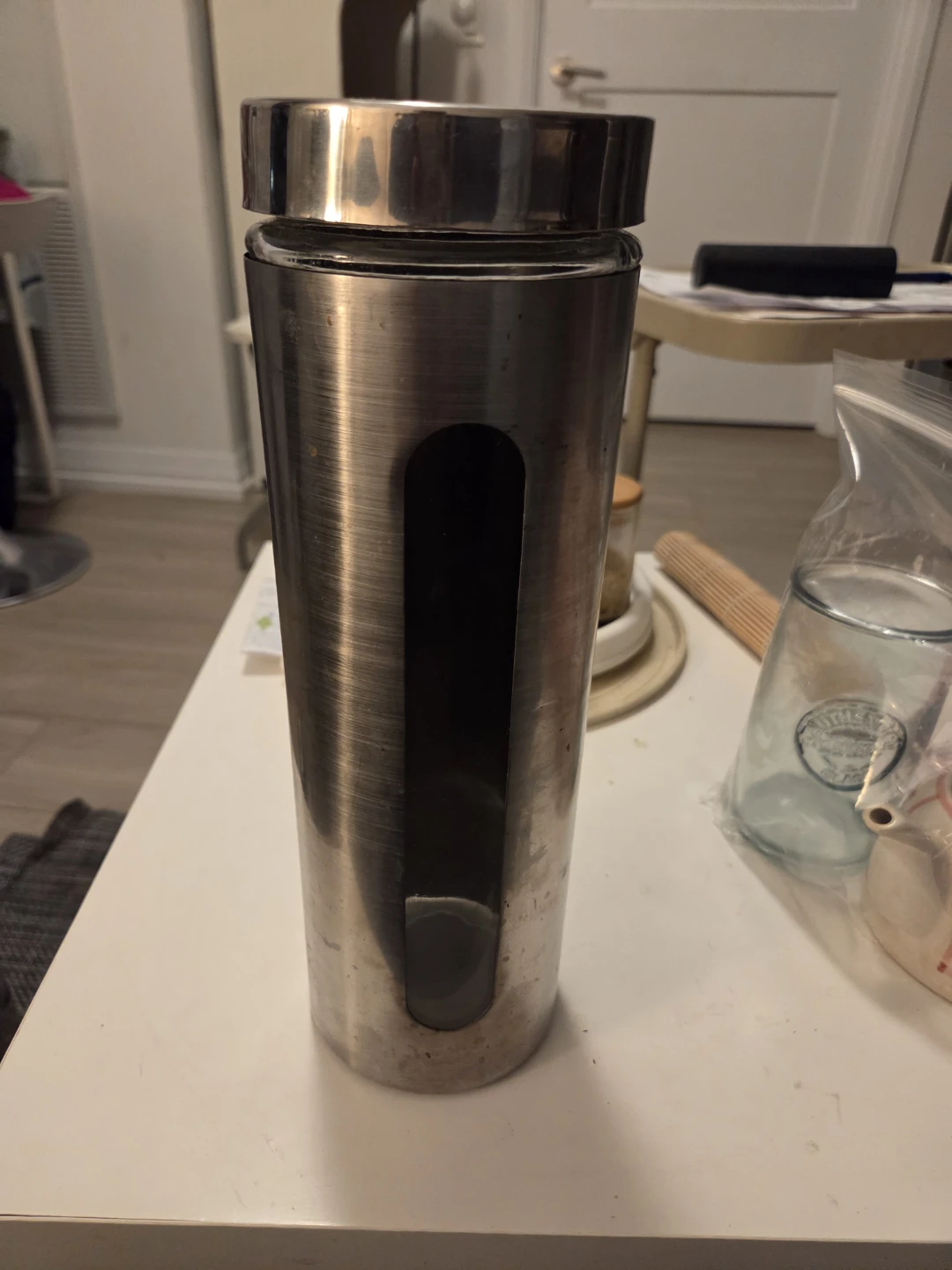 Stainless steel kitchen storage canister - photo 3