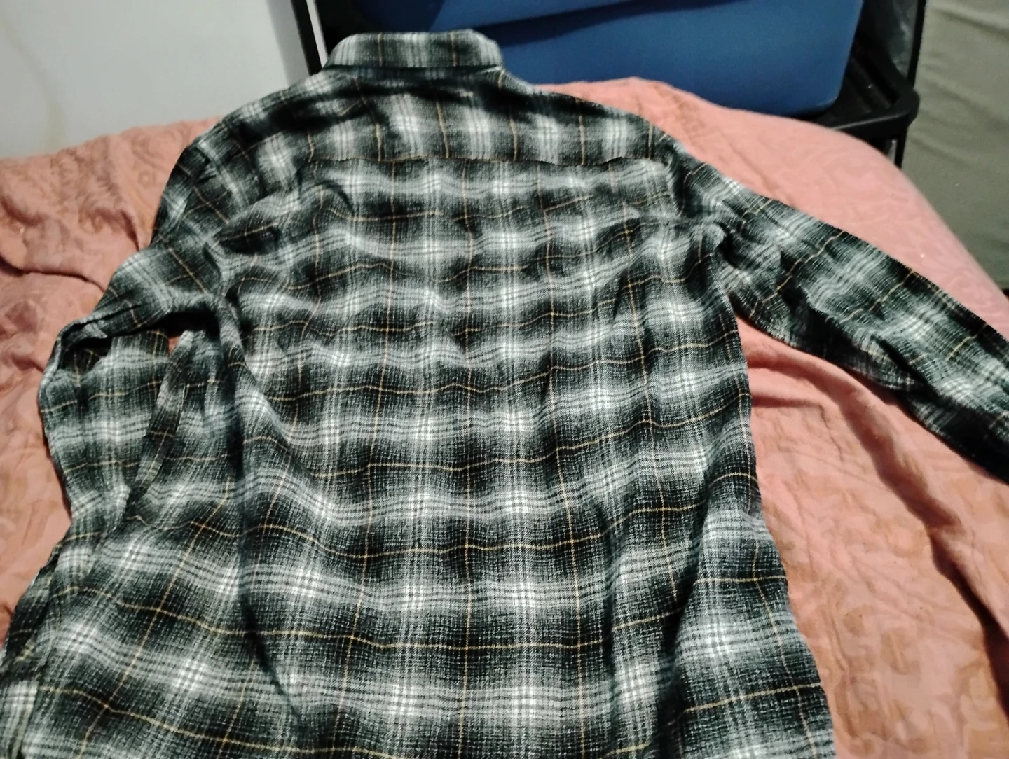 ONLY & SONS Black Plaid Flannel Shirt - photo 2