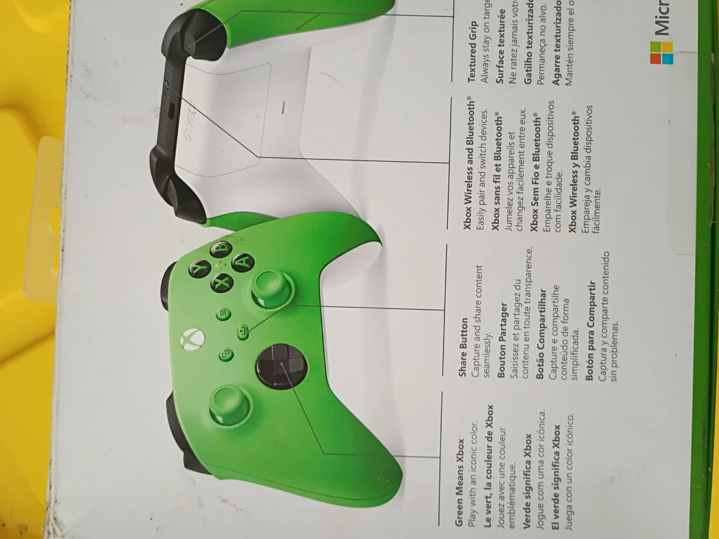 Microsoft Xbox Wireless Controller - Velocity Green - photo 3