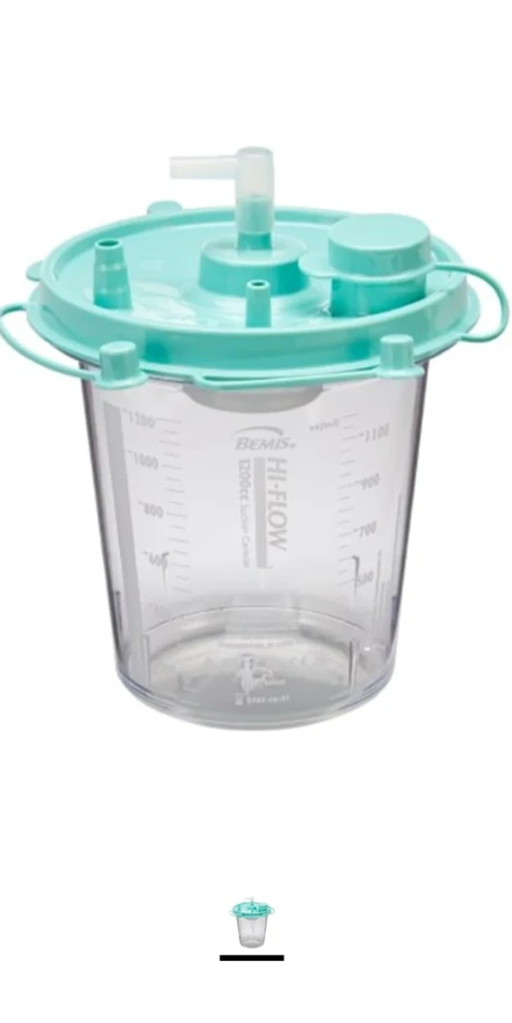 Bemis Hi-Flow 1200cc Suction Canister 🏈