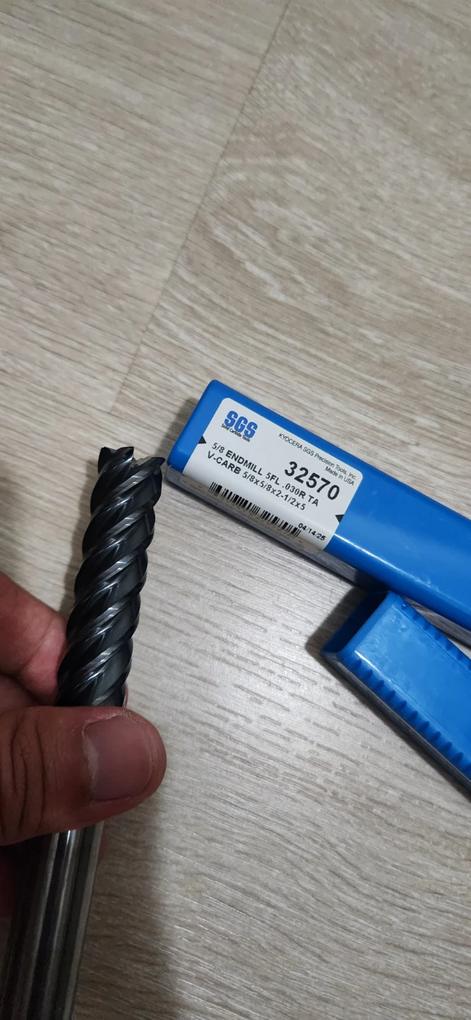 SGS V-CARB 5/8" 5-Flute Endmill