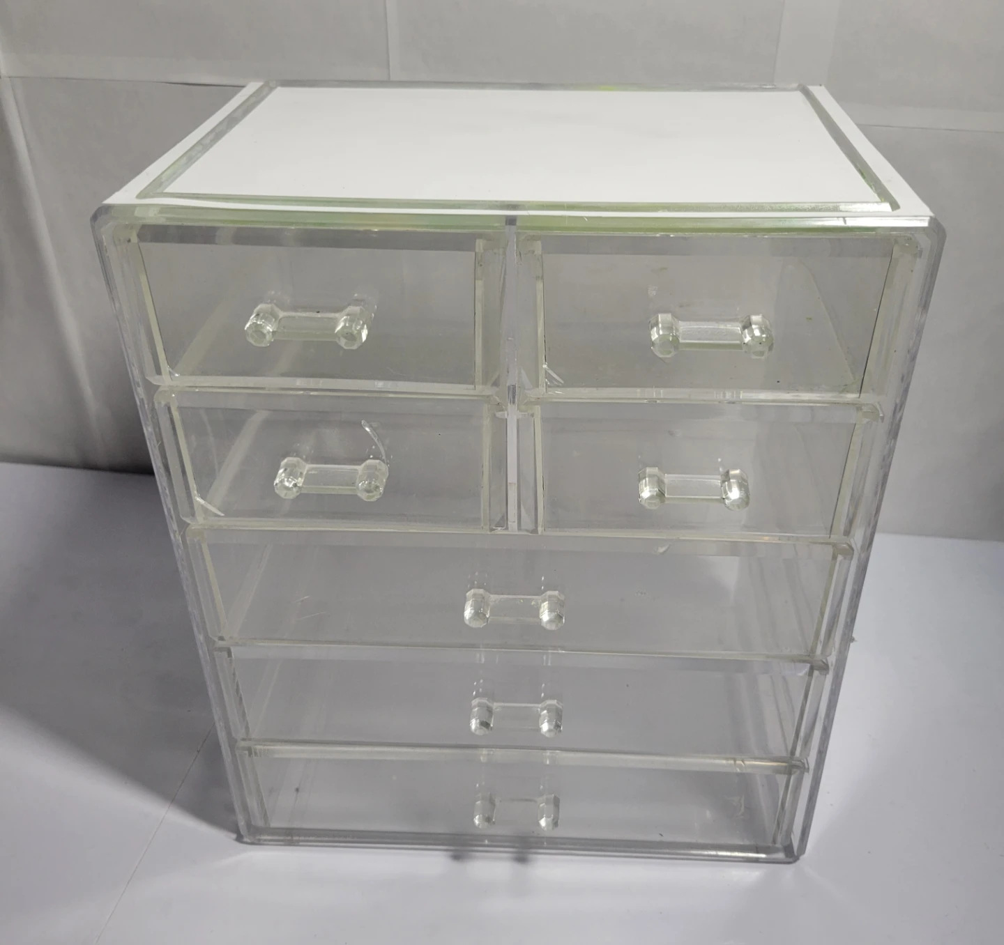 Clear Acrylic Organizer with Drawers
