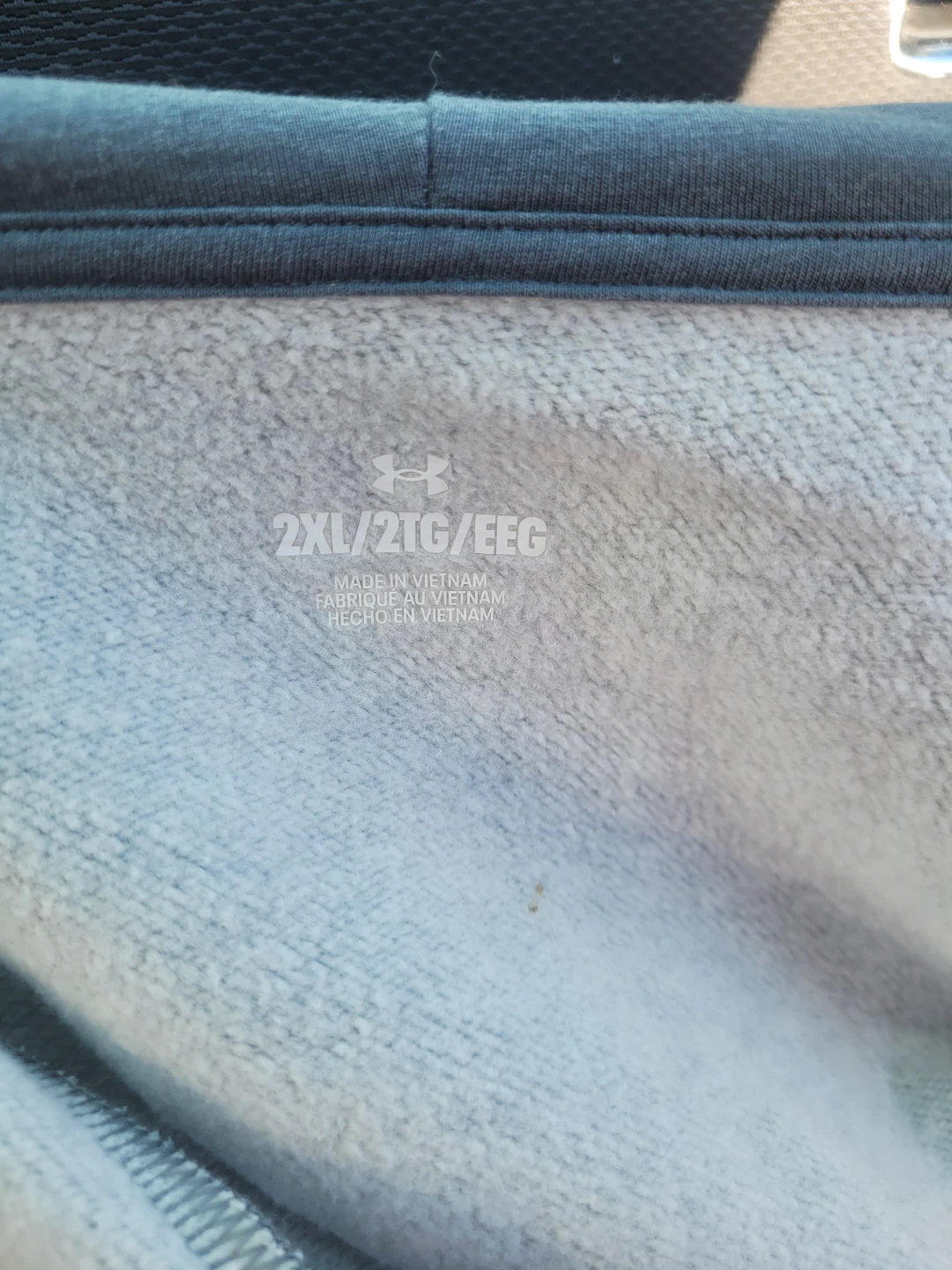Xxl Under Armour Grey Zip-Up Hoodie - photo 2