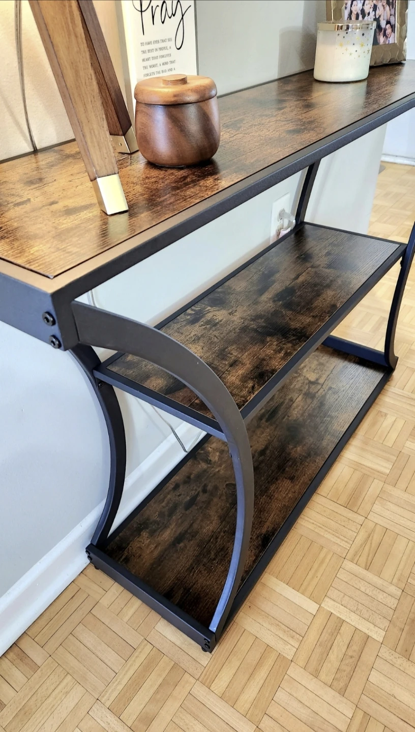 3-Level Curved Console Table *new - photo 2