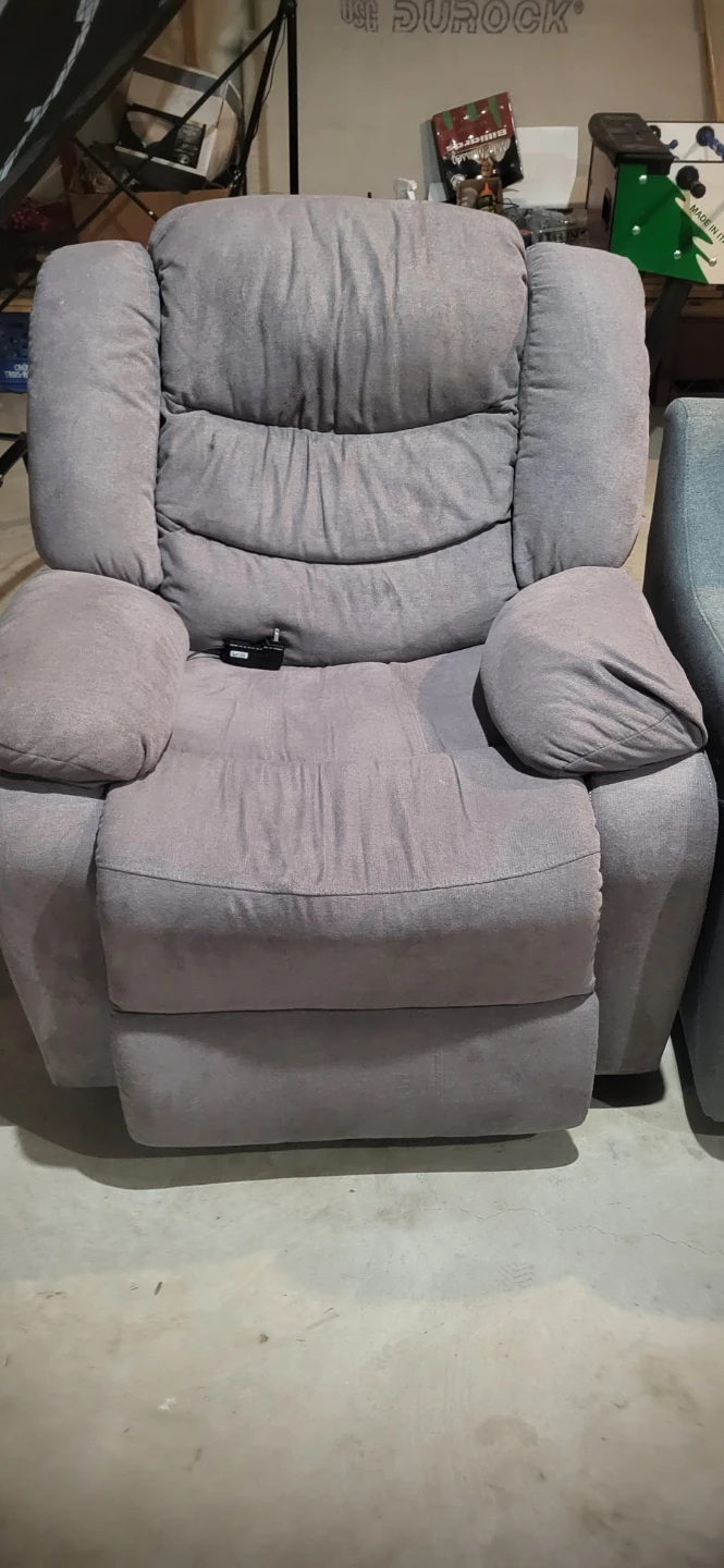 Grey Power Recliner Chair