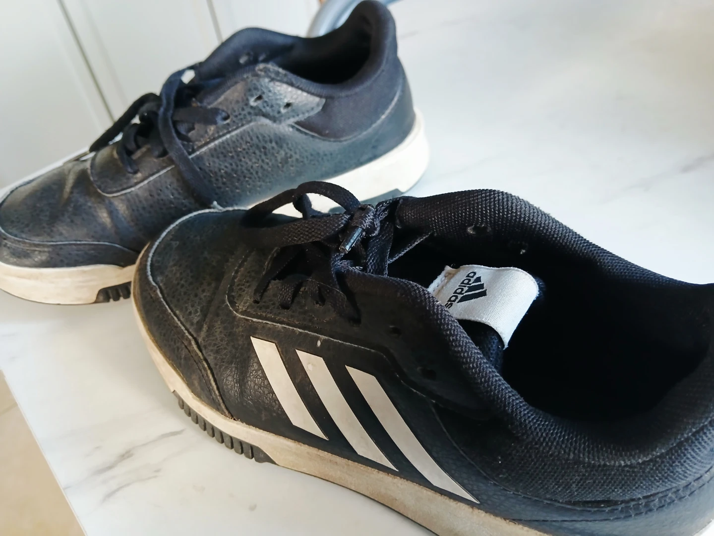 FREE Adidas Children's Sneakers, Size 4 - photo 4