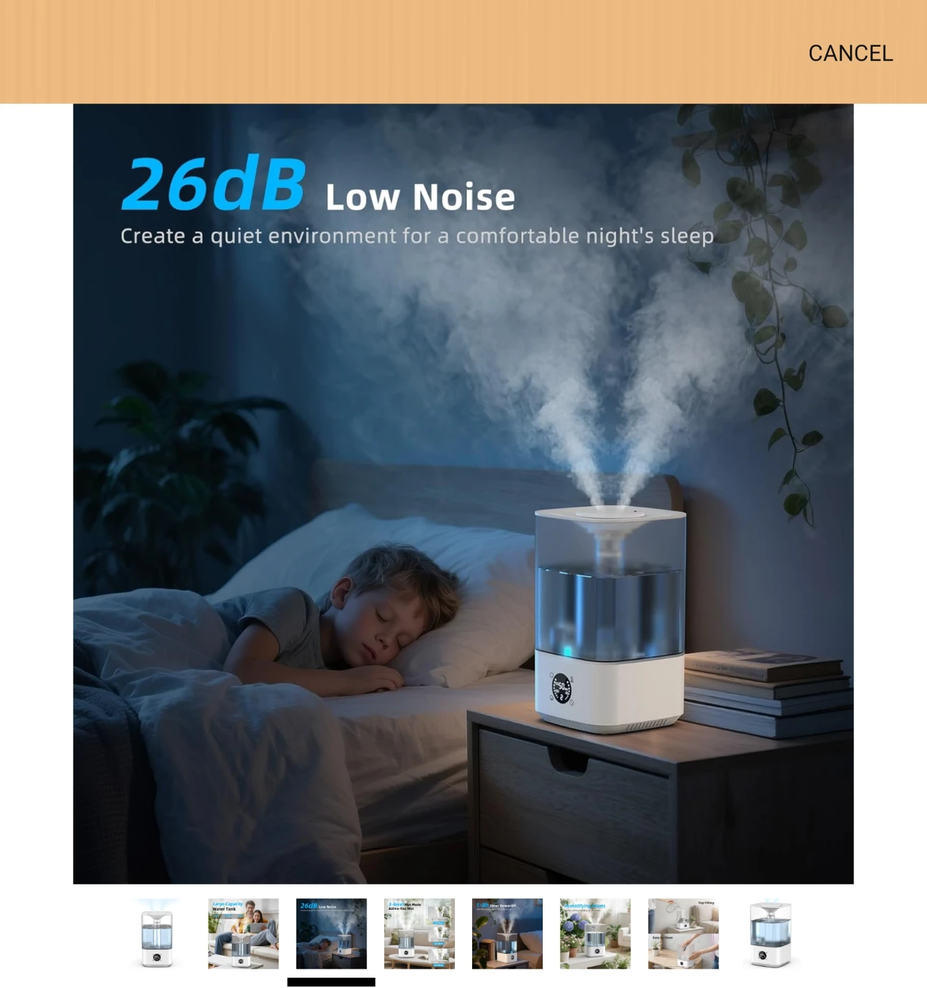 6L Humidifier with 3-level Mist Mode - photo 3
