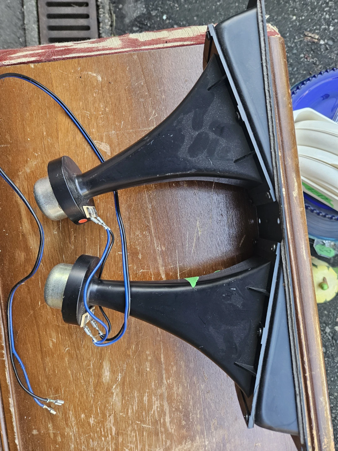 Pair of Sansui S-122 Horn Tweeters - photo 4