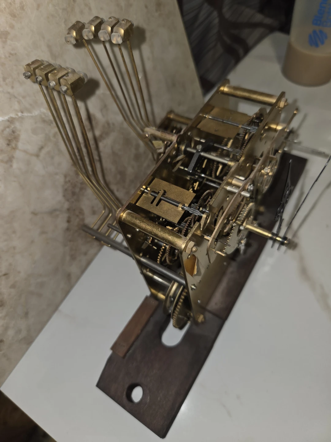 Vintage Mechanical Clock Movement - photo 4