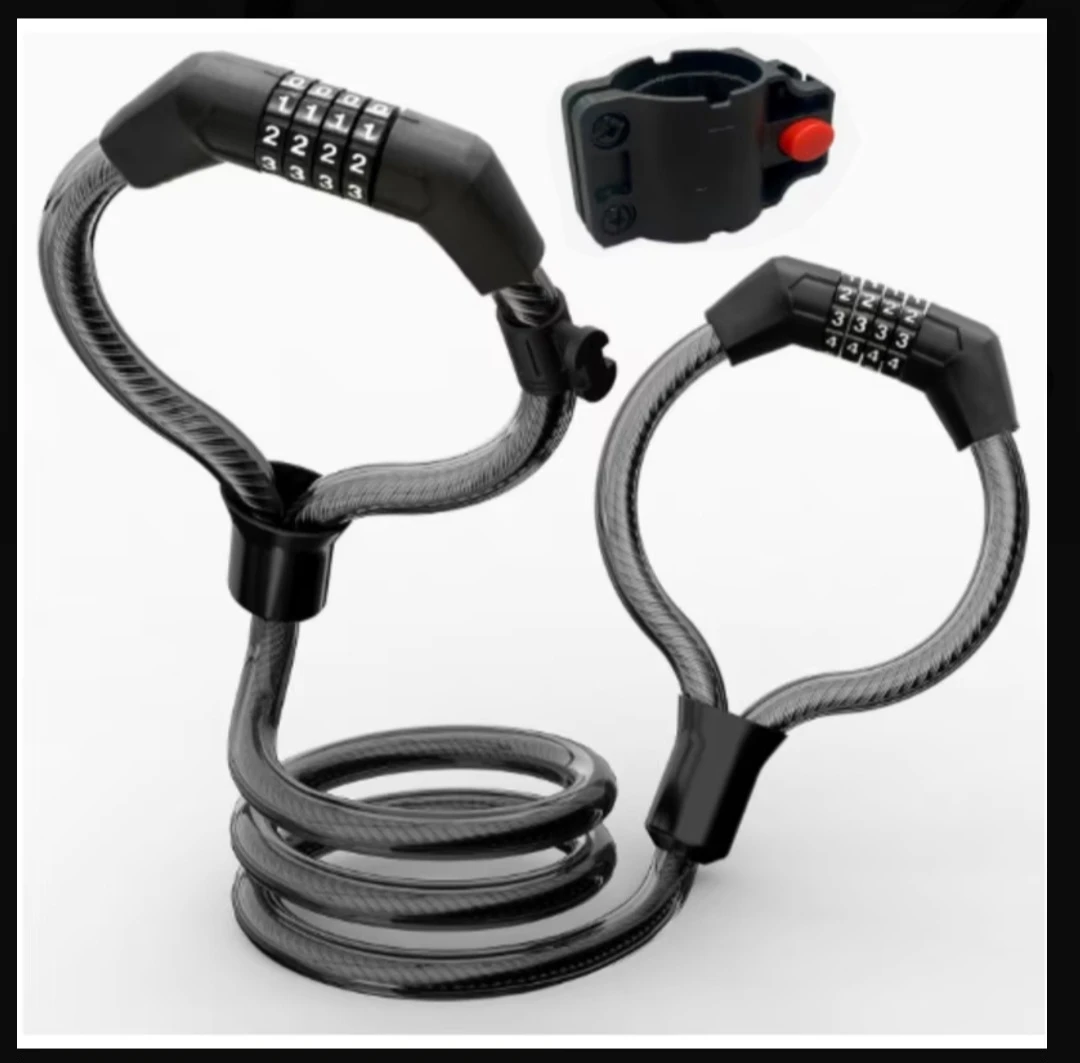 password lock cable lock UGRADED ebike escootet bicycle