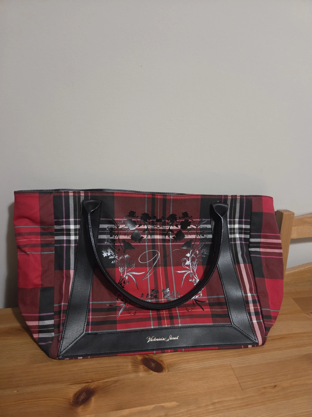 Victoria's Secret Large Plaid Tote Bag - photo 3