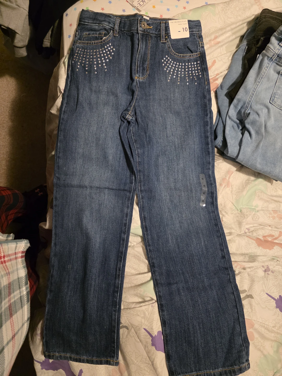 Girls rhinestone jeans