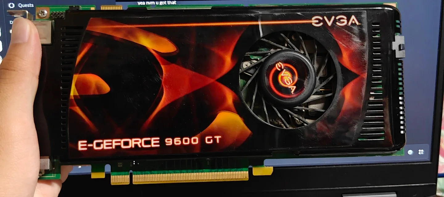 EVGA E-GeForce 9600 GT Graphics Card