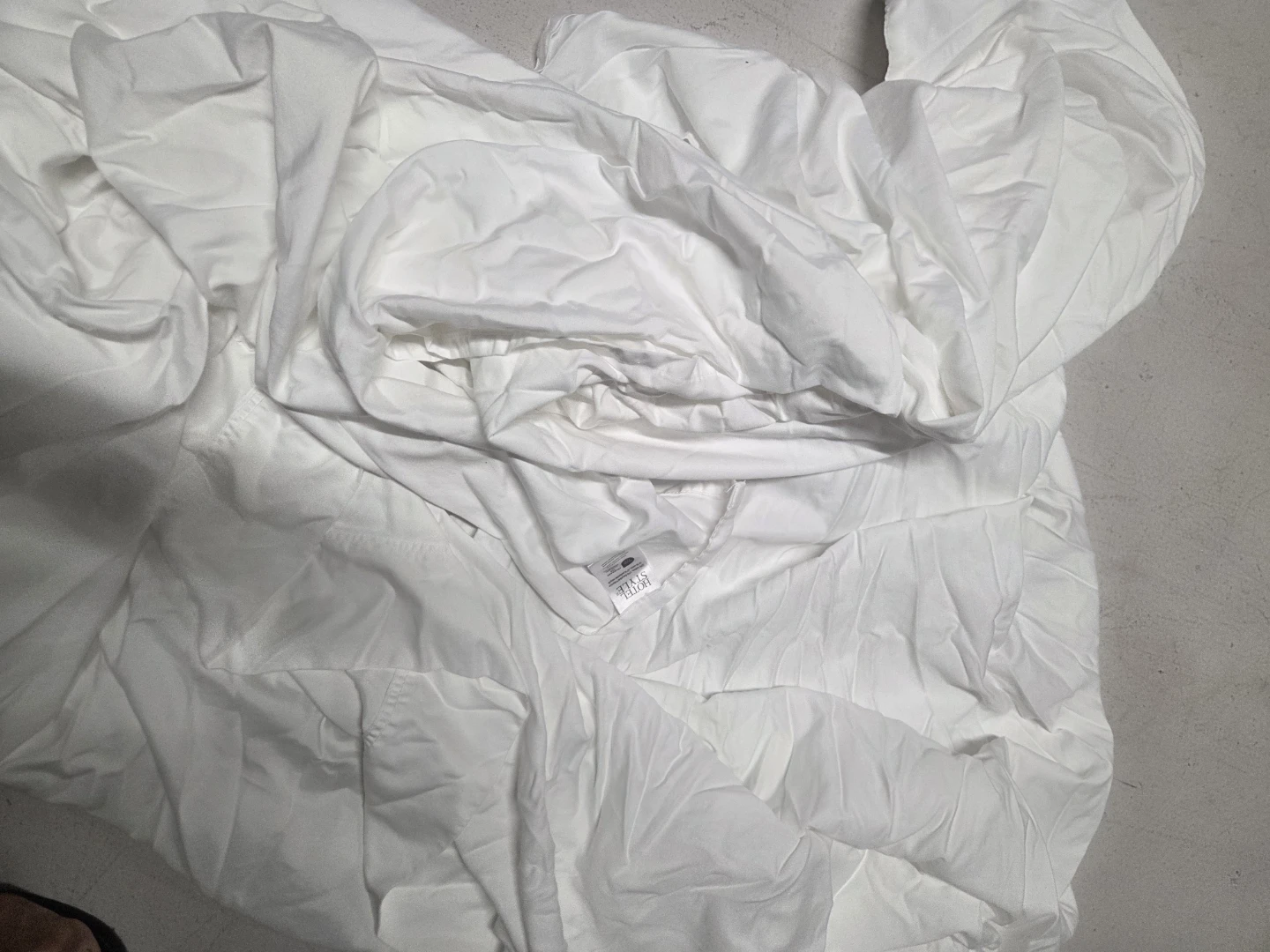 Hotel Style Standard White Fitted Sheet - photo 4
