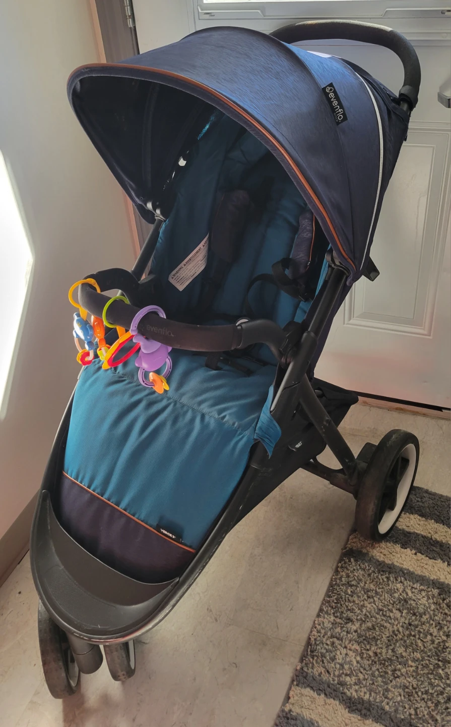 Evenflo Gold Verge3 Stroller Bundle - Turquoise