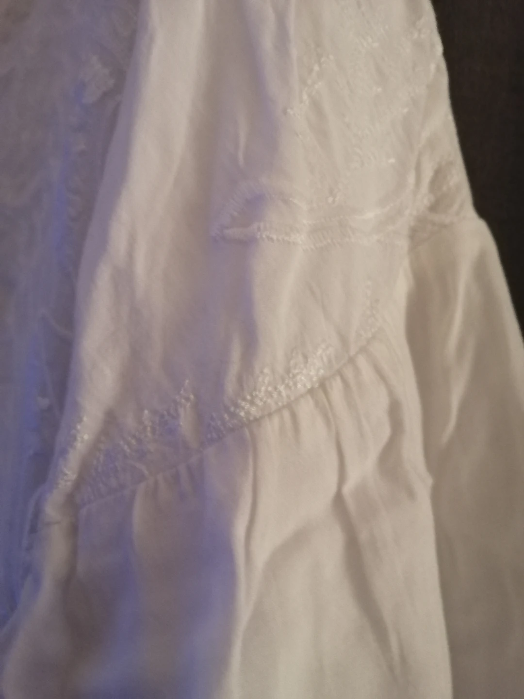 XCVI White Embroidered Tunic (Fits XL/XXL) - photo 4