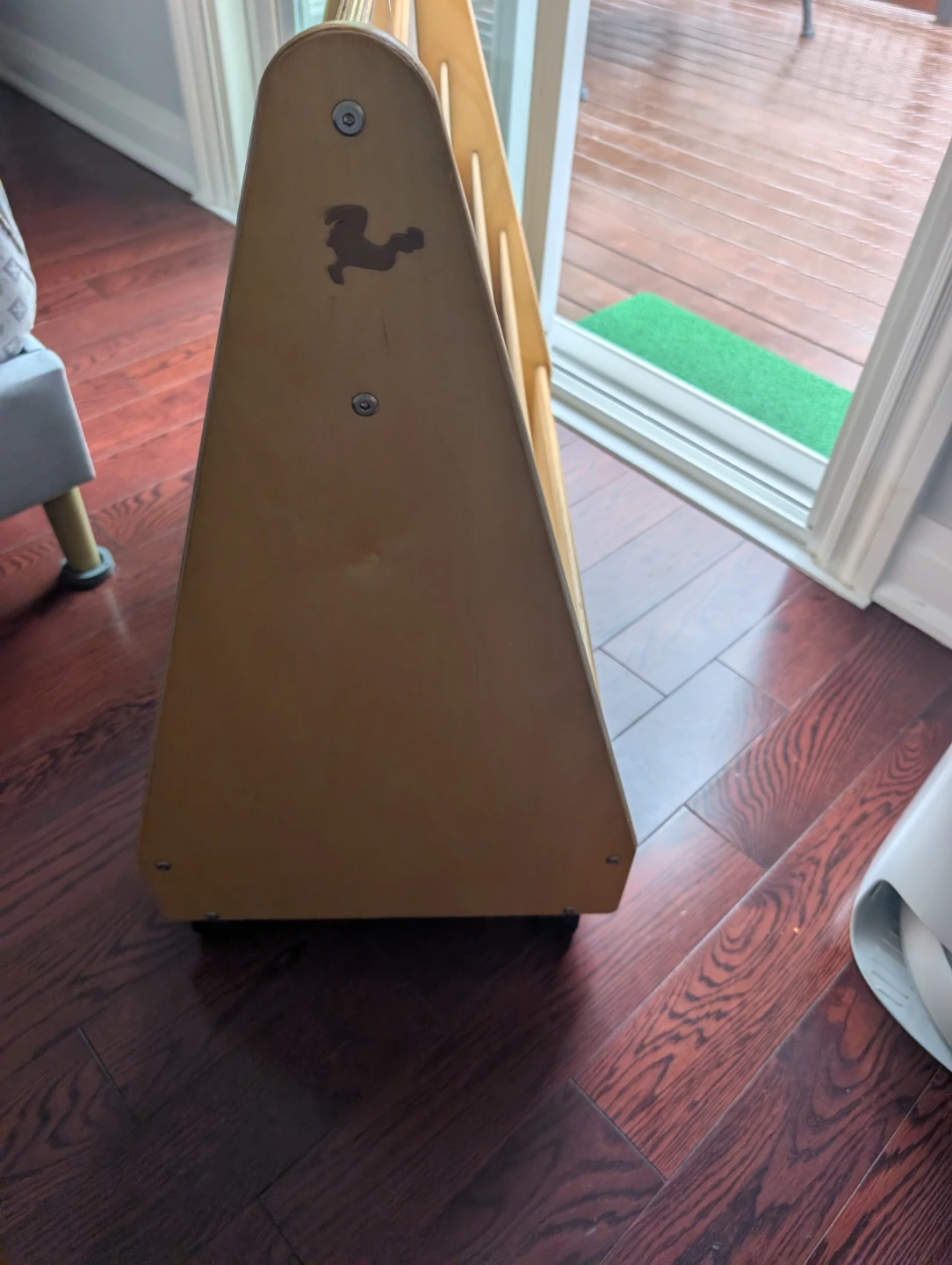 Kids Wooden Rolling Bookshelf - photo 5