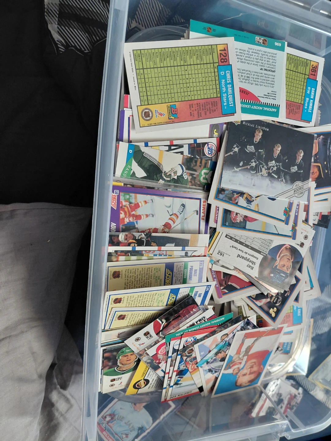 Collection of Vintage Hockey Trading Cards