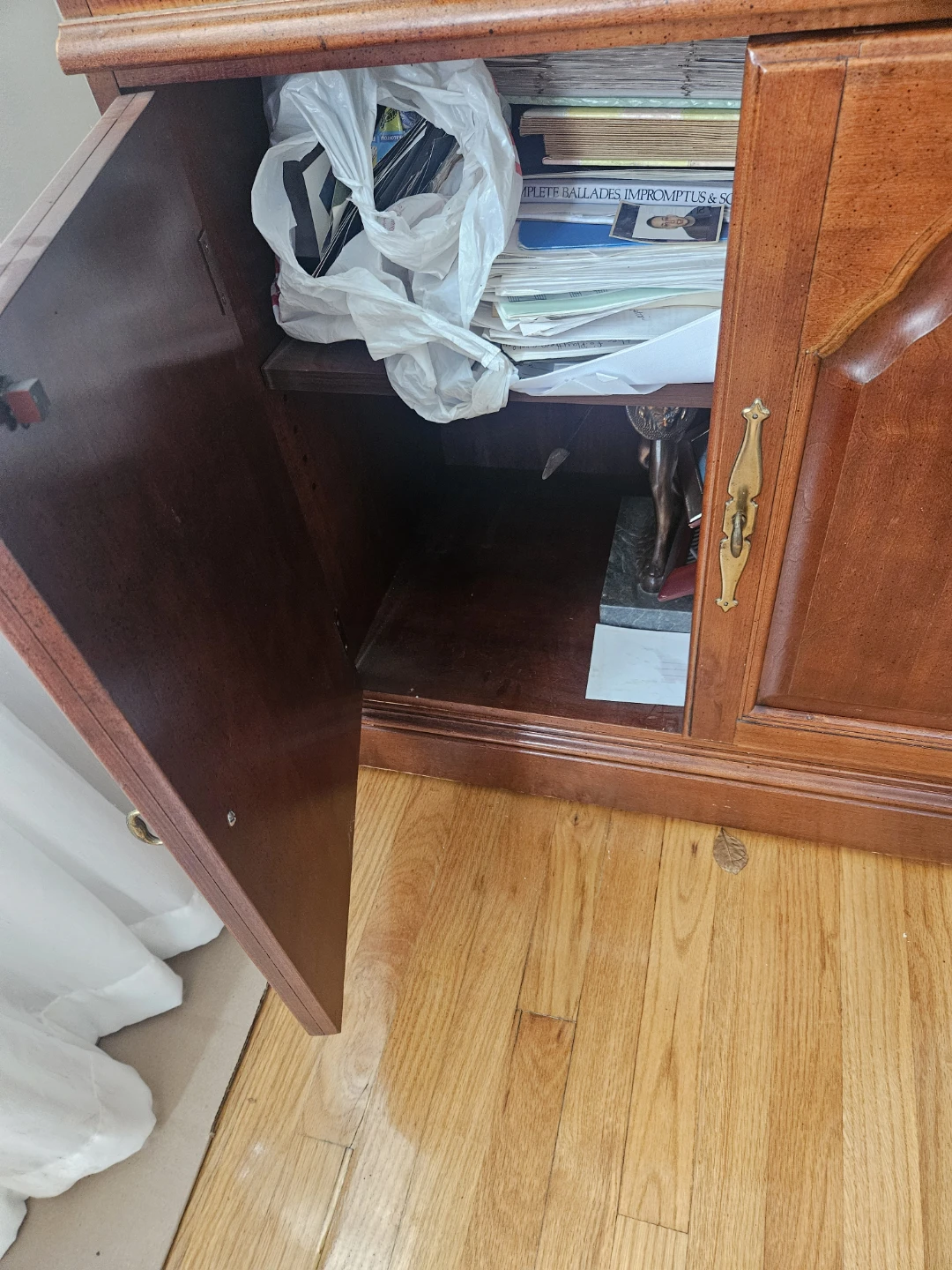 Mahagony/ Cherry wood bookcase - photo 3