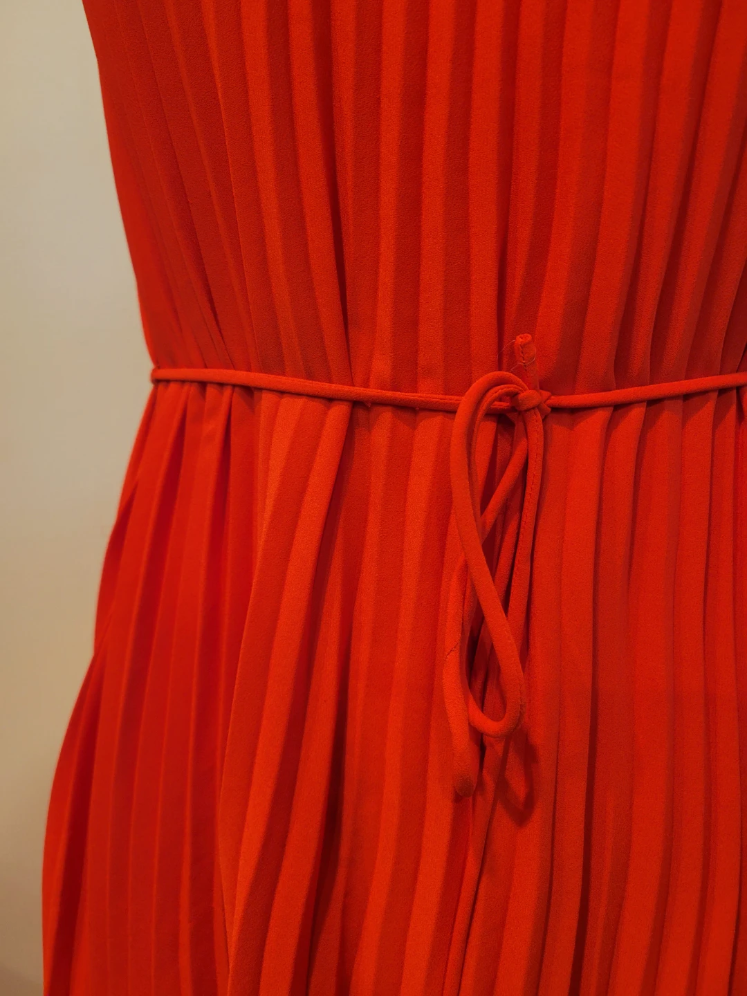 Banana Republic Red Pleated Maxi Dress - photo 3
