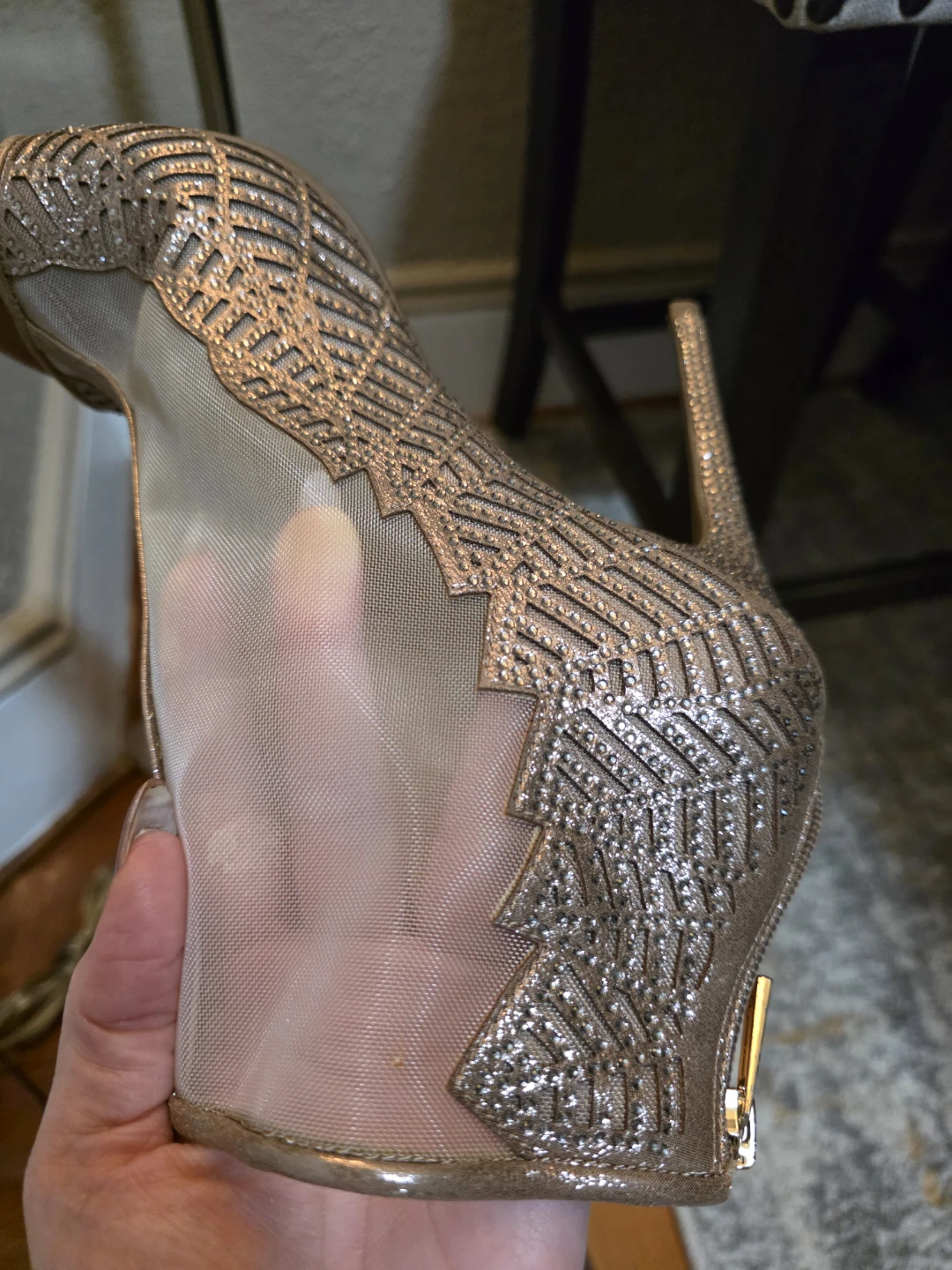 Jessica Simpson Rose Gold Stiletto Booties - photo 5