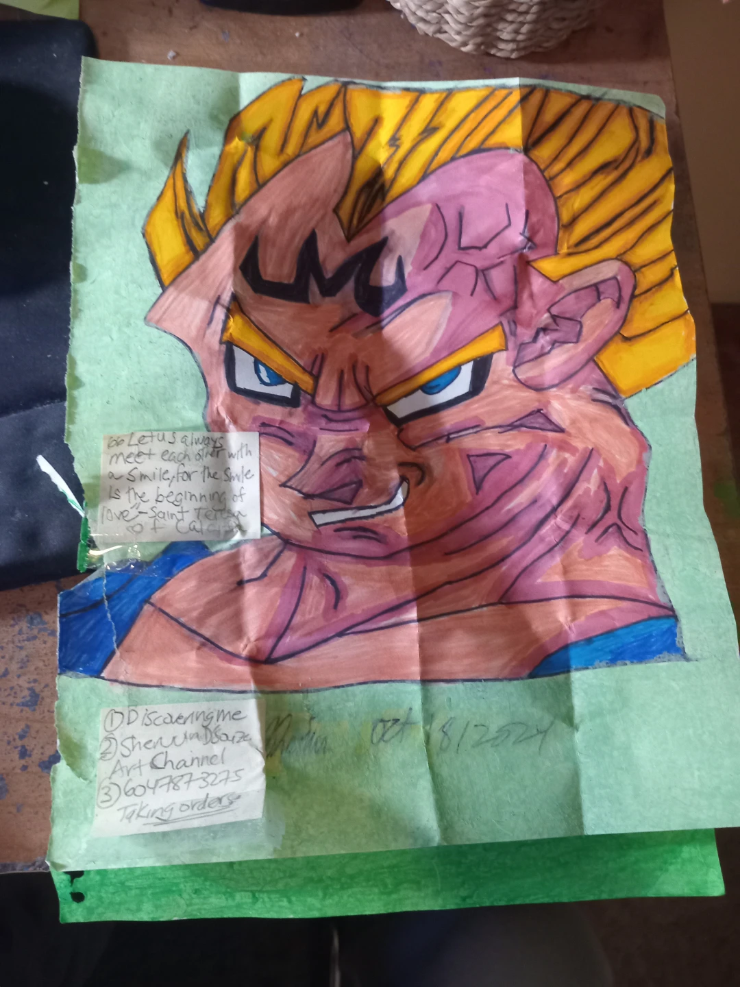 DRAGON BALL Z CHARACTER DRAWINGS BY CUSTOM ARTIST - photo 4
