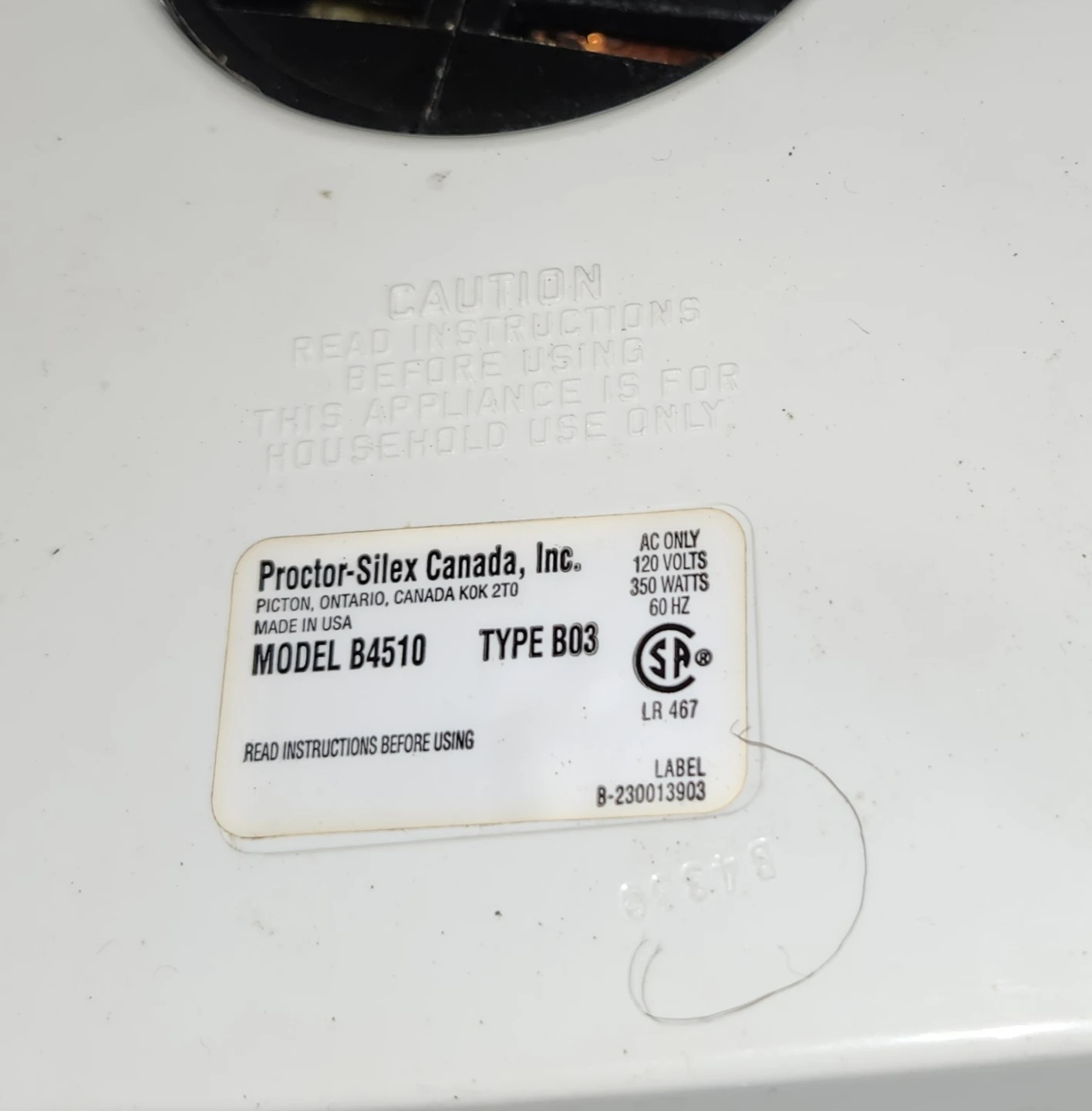 Proctor-Silex 10 Speed Blender - photo 5