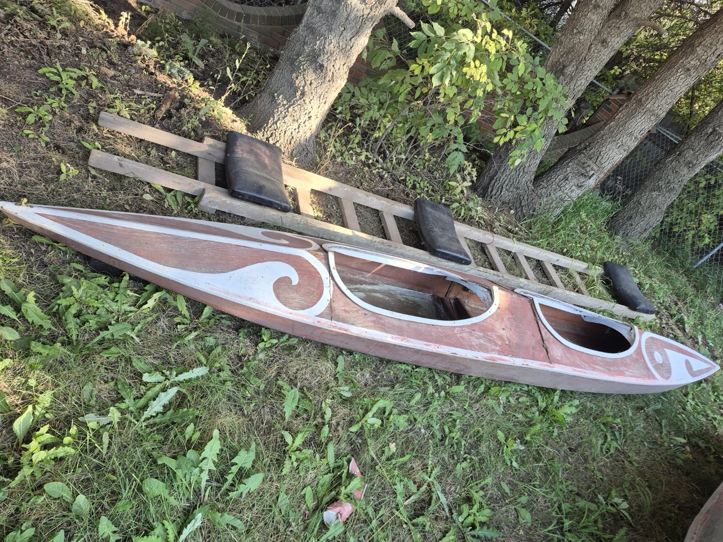 Wooden Tandem Kayak - photo 4