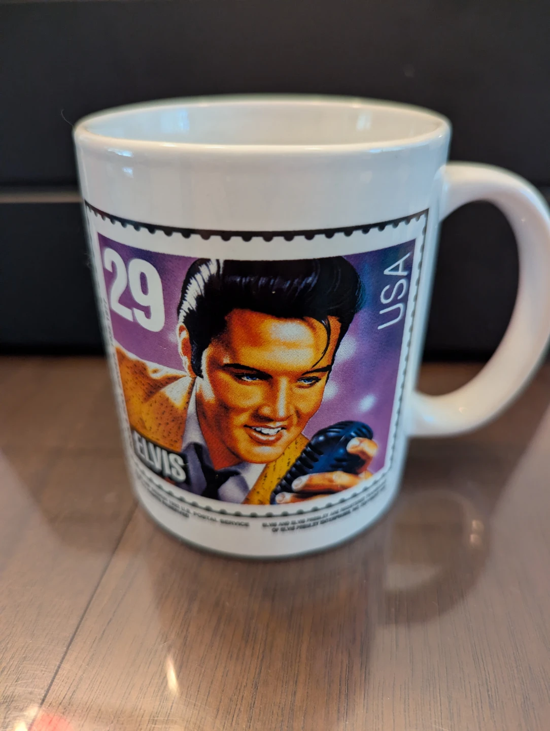 Elvis Presley 1993 USPS Commemorative Stamp Coffee Mug - photo 2