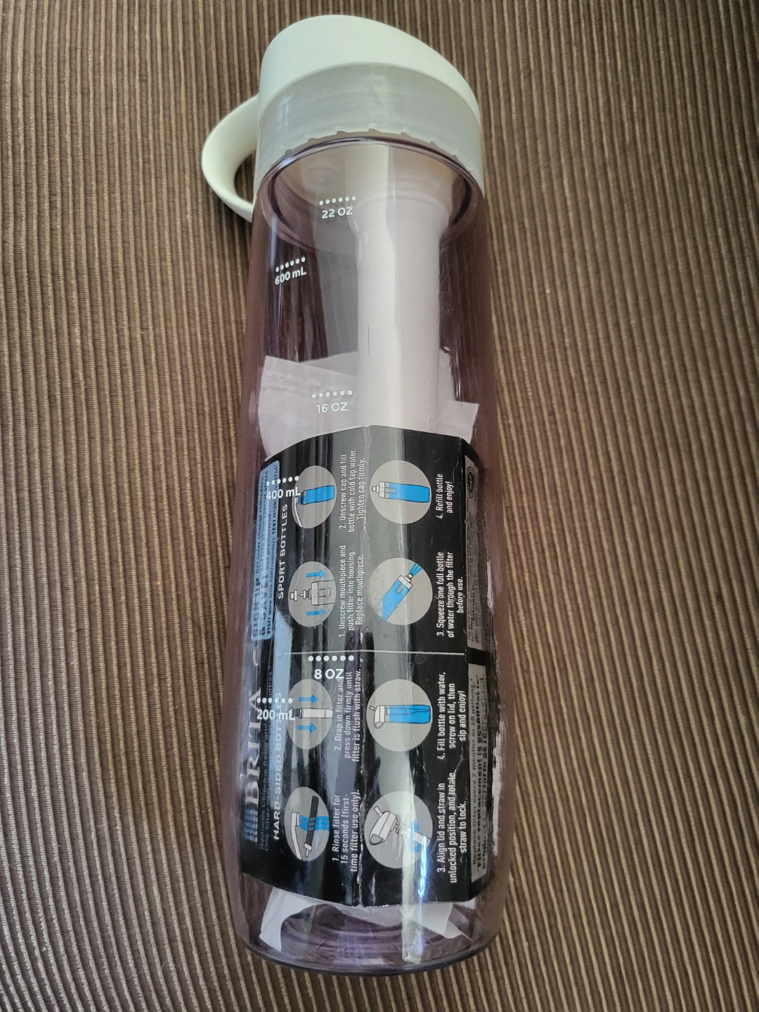 NEW Brita Sport Water Bottle 22oz