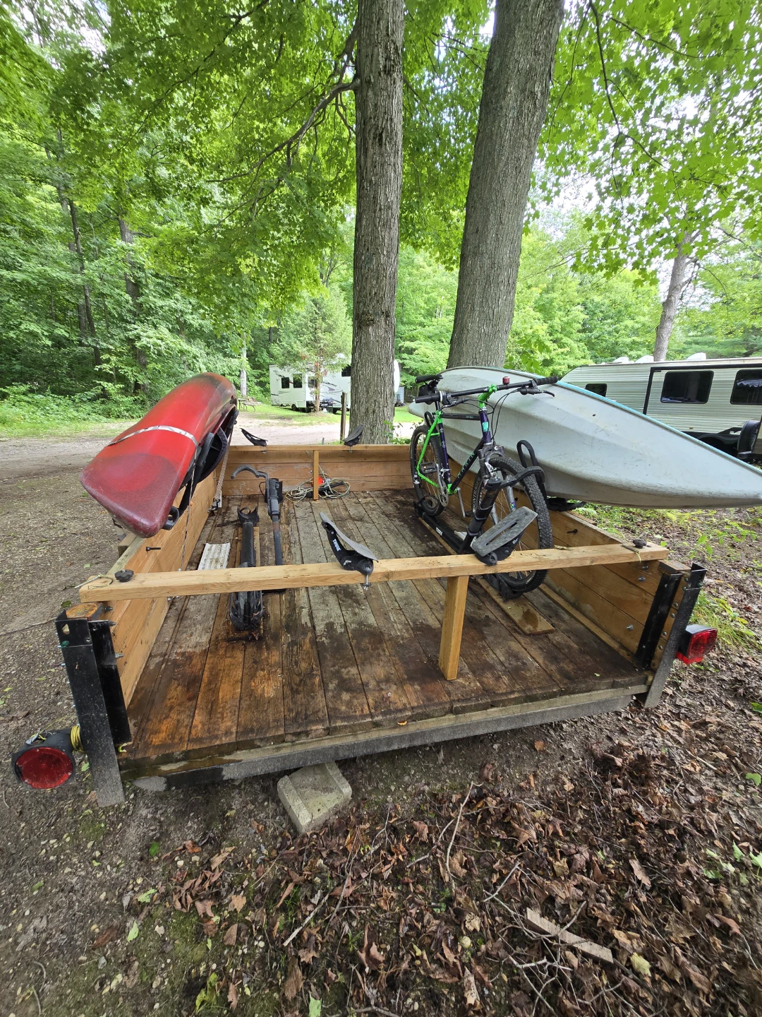 Custom Wooden Utility Trailer