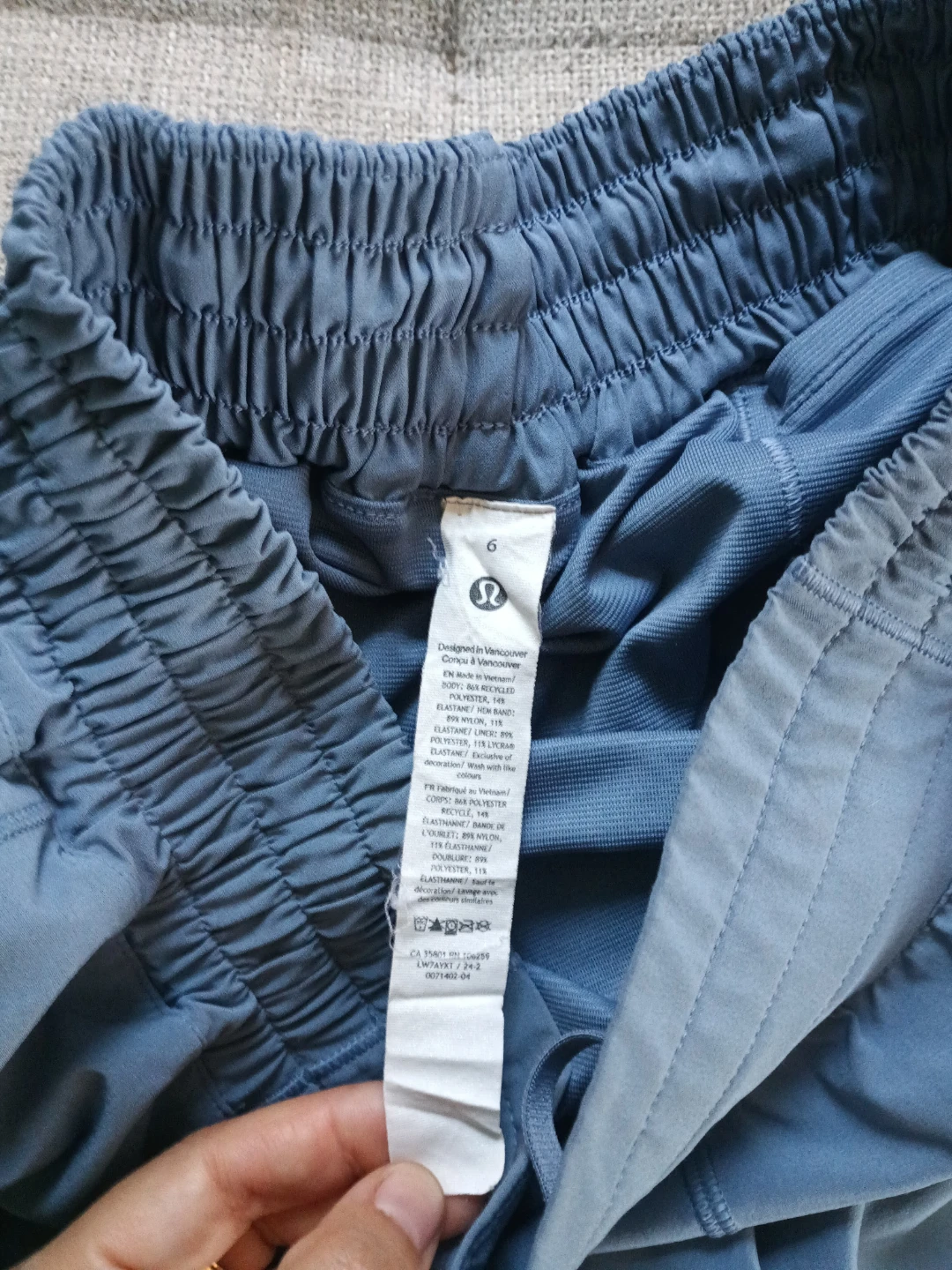 Lululemon Blue Athletic Shorts