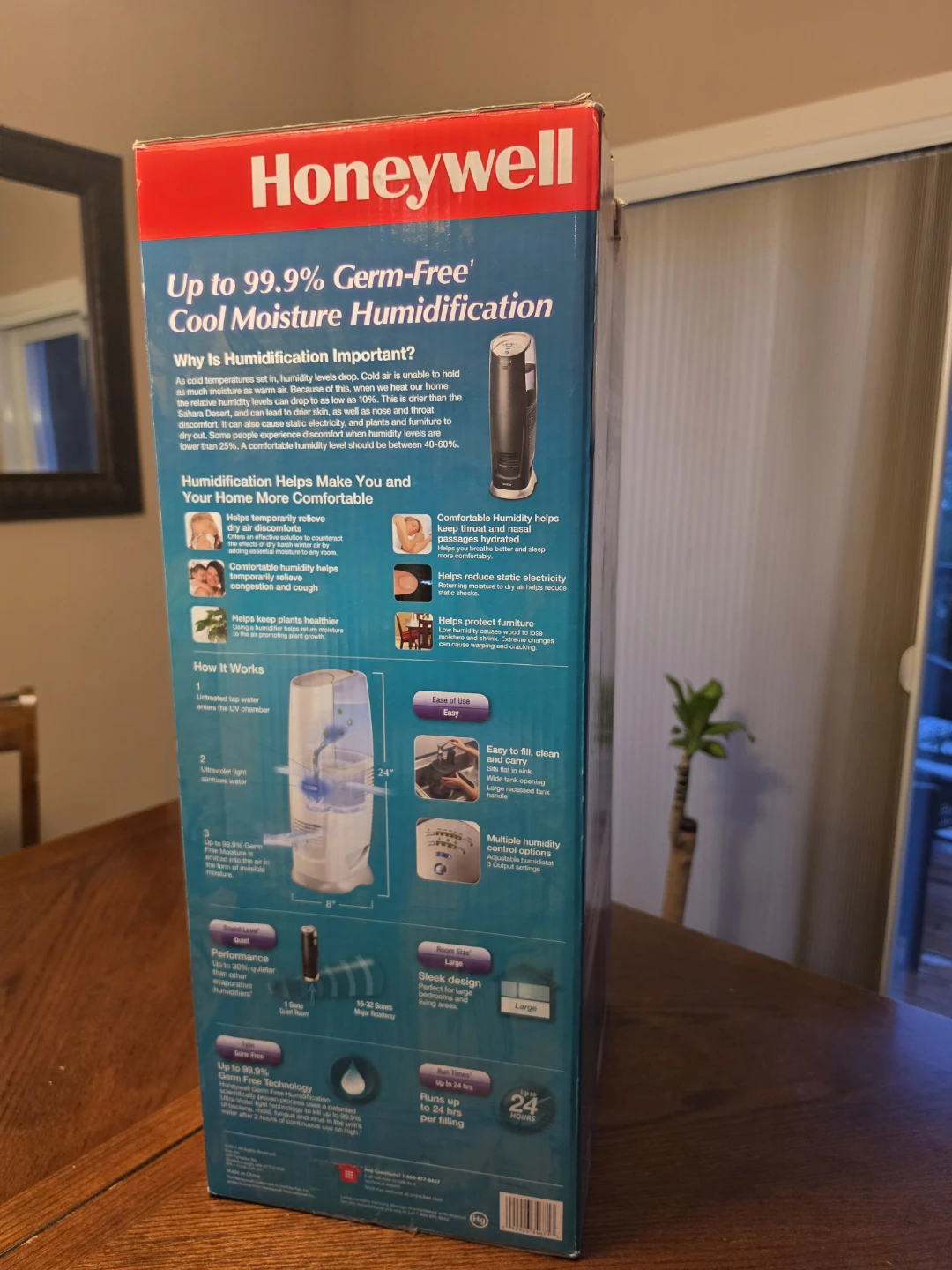 Honeywell Germ-Free Cool Moisture Humidifier - photo 2