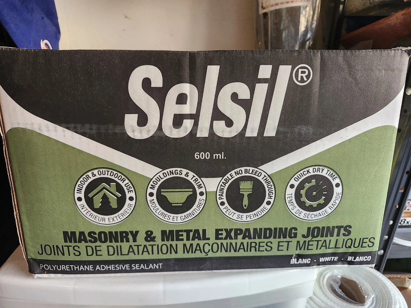 Selsil Polyurethane Adhesive Sealant 600ml White