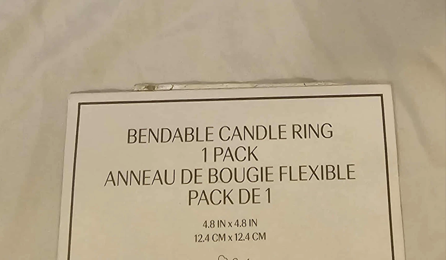 Metal Light Bendable Candle Ring 1 Pack - photo 2
