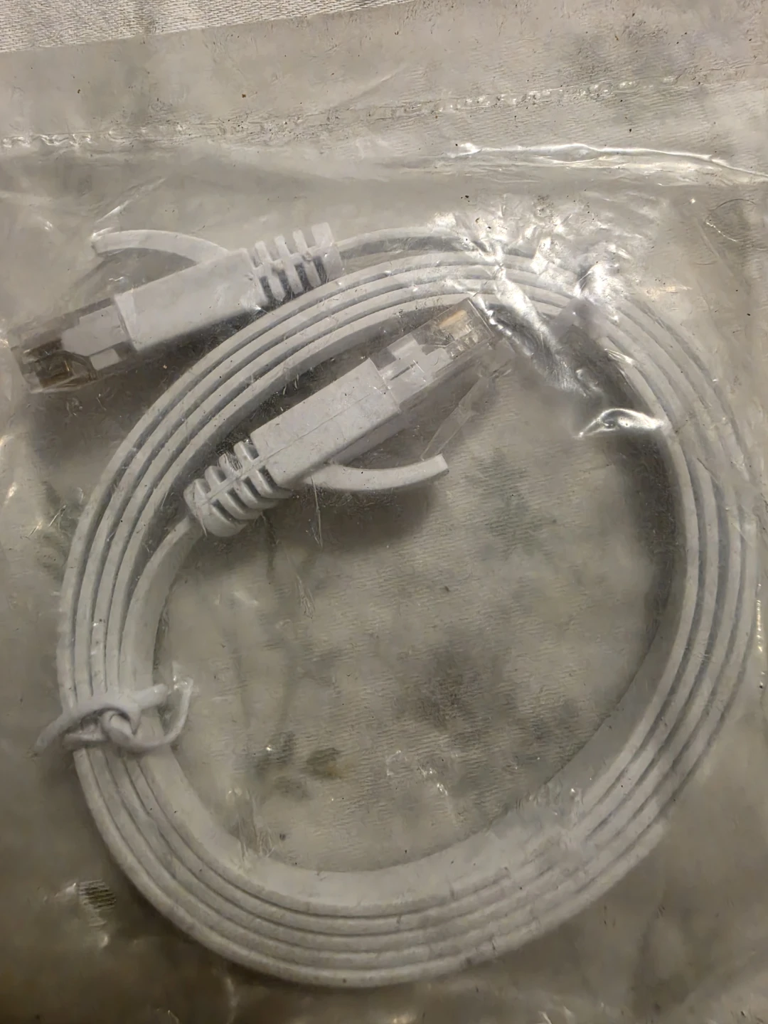 White Ethernet Patch Cable