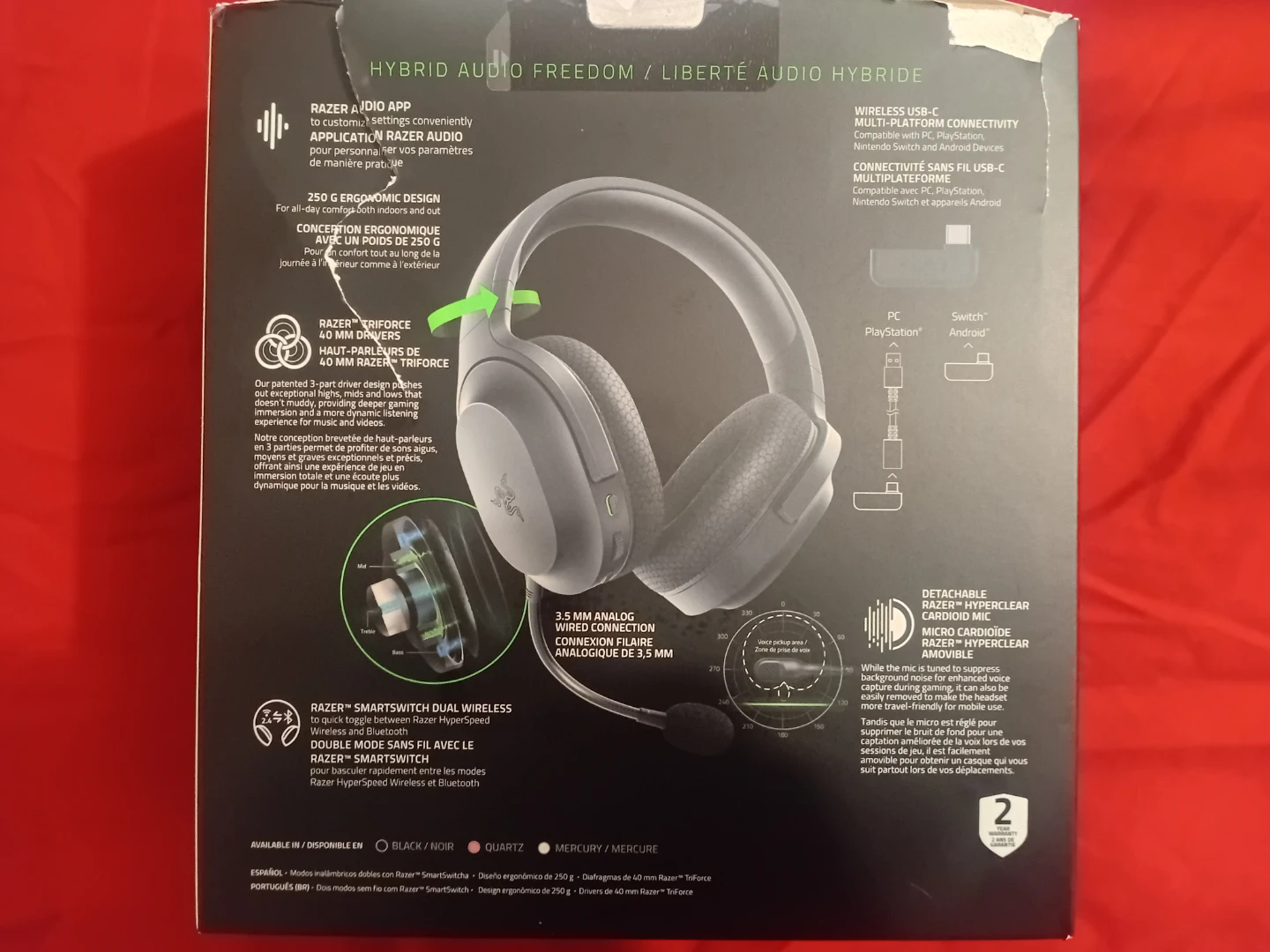 Razer Barracuda X Wireless Gaming & Mobile Headset - photo 2