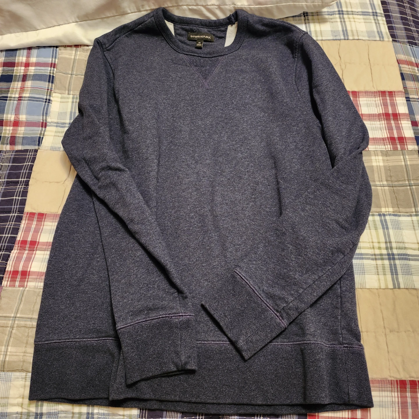 Banana Republic navy crew neck sweater - photo 3
