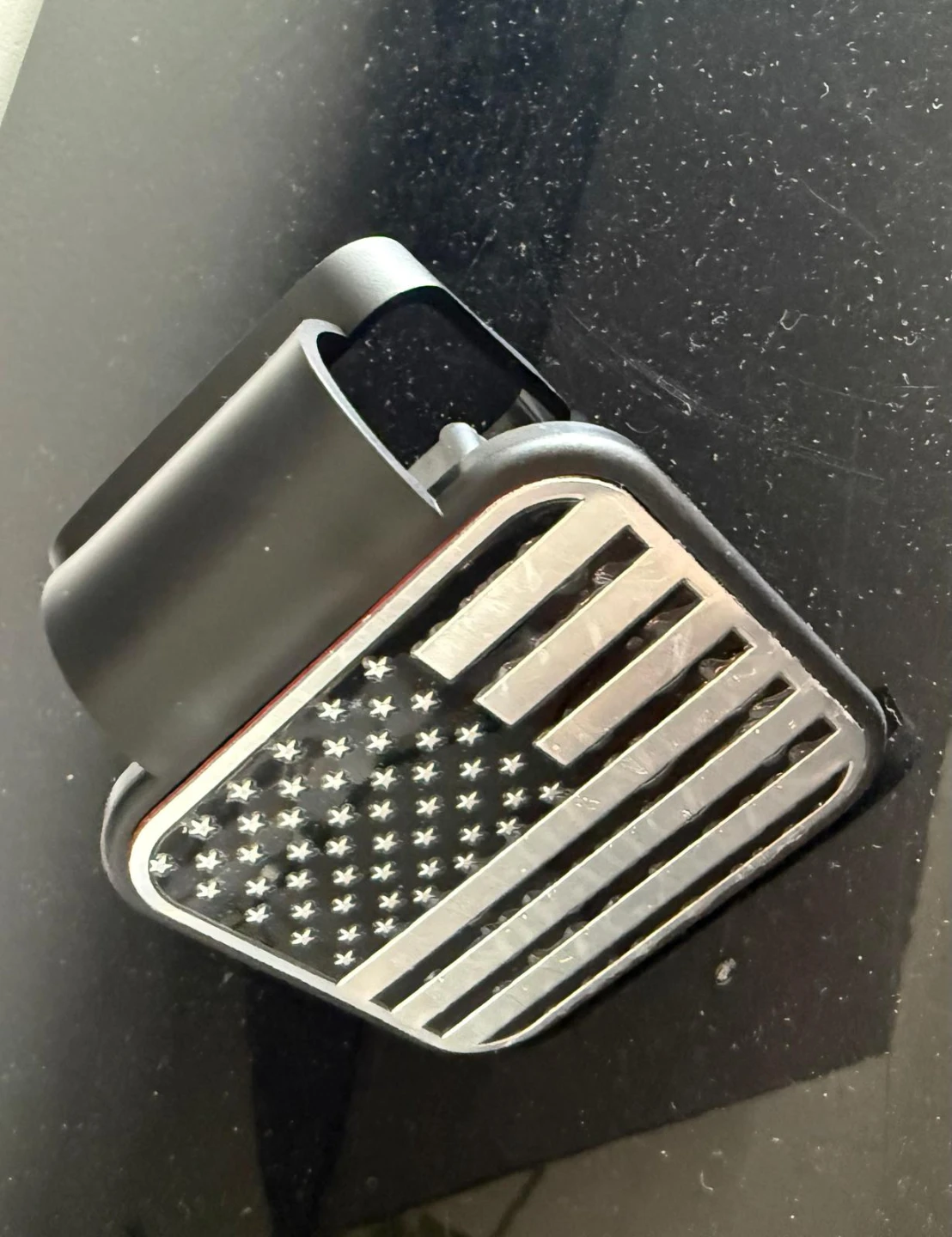American Flag Trailer Hitch Cover - photo 2