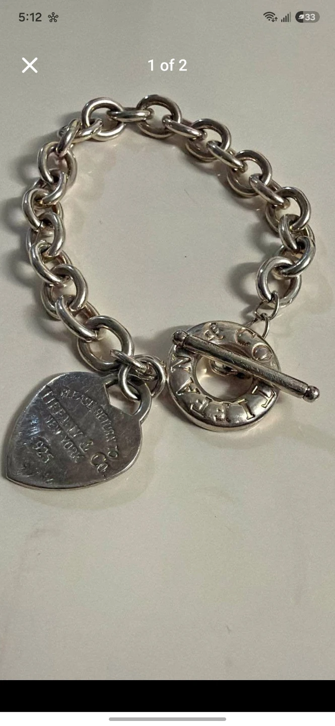 Tiffany & Co. Return to Tiffany Heart Toggle Bracelet