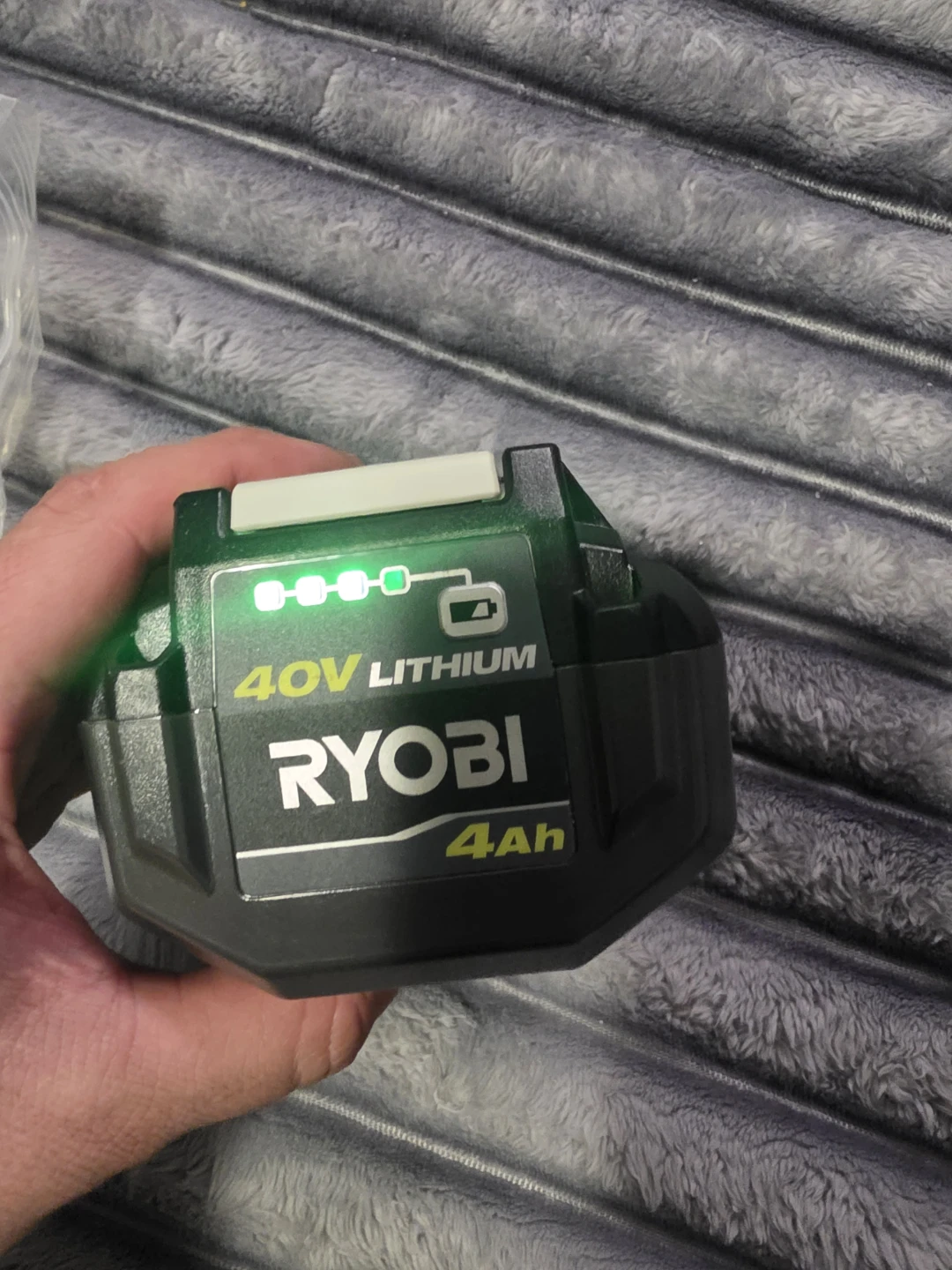 Ryobi 40V Lithium Battery Set - photo 5