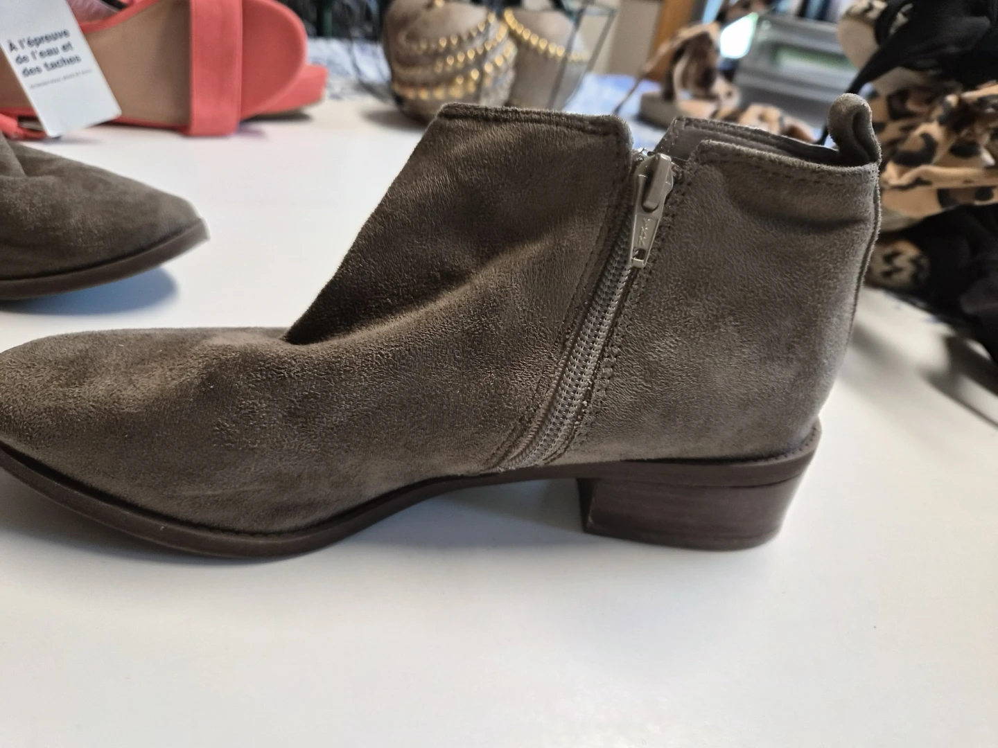 Steve Madden Grey Suede Ankle Boots - photo 4