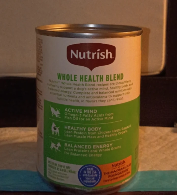 Nutrish Whole Health Blend Dog Food 13oz Can 🏈 - photo 3