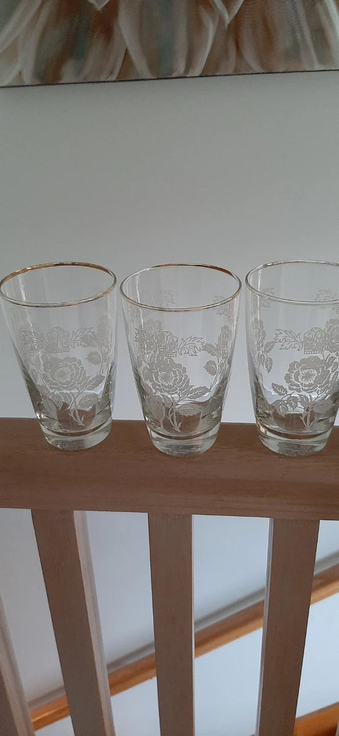 Vintage Queen Ester- Homer Laughlin 10 oz Tumblers