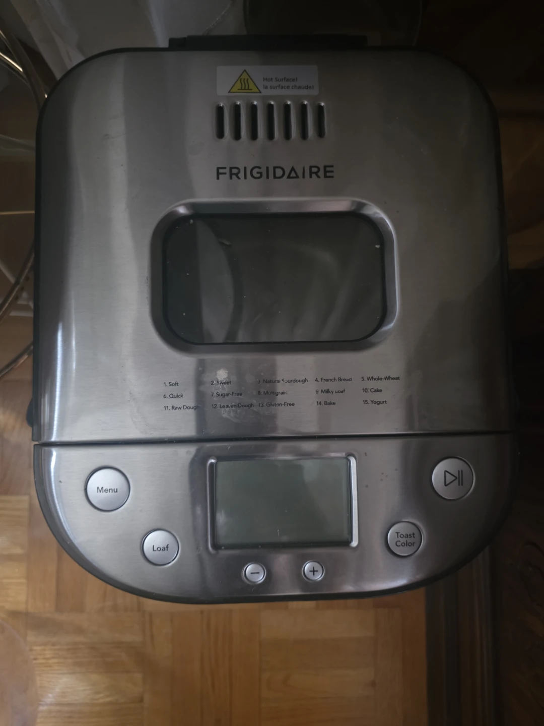 Frigidaire Stainless Steel Bread Maker