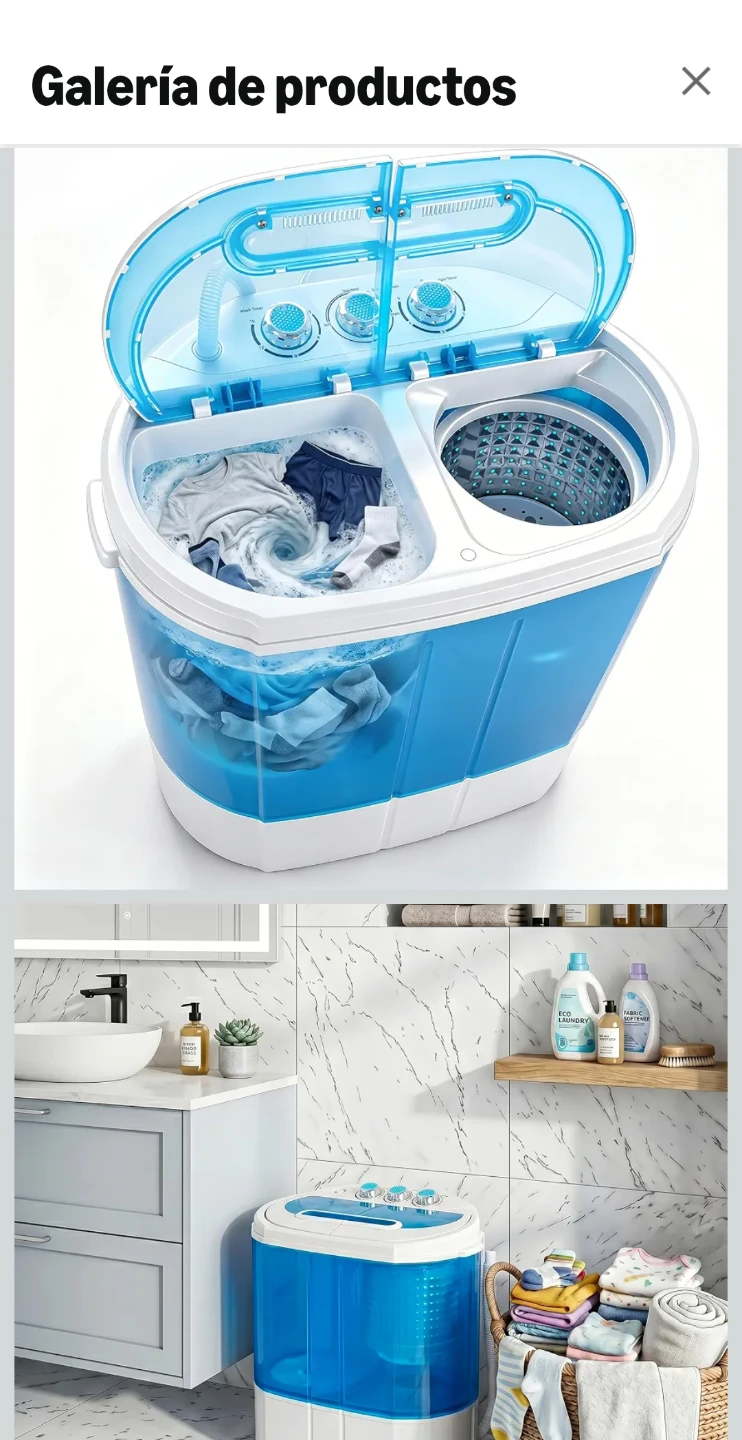 Portable Twin Tub Washing Machine - photo 2