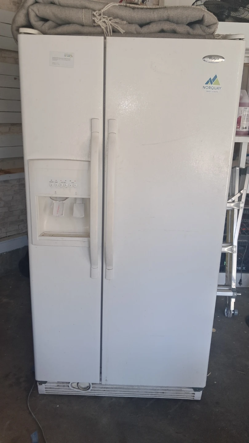 Whirlpool side-by-side refrigerator, white - photo 2