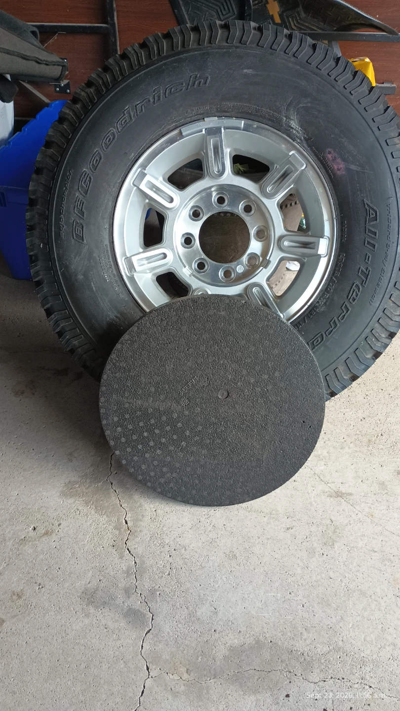 OEM Hummer H2 17" Spare Tire and Aluminum Rim with Cover - NEW