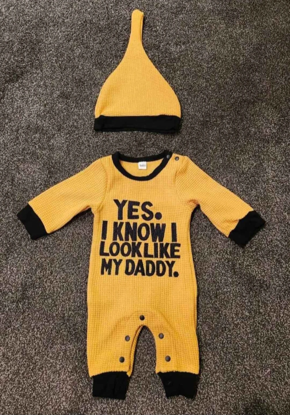 Newborn Waffle Knit Outfit