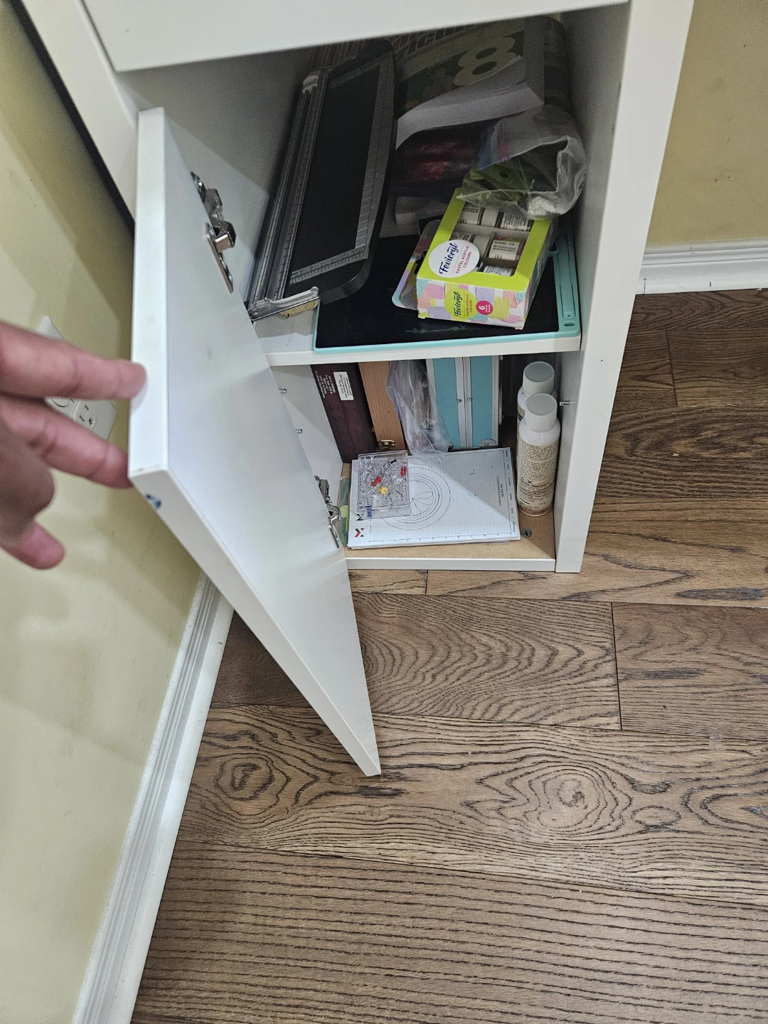 Ikea White desk with storage - photo 5